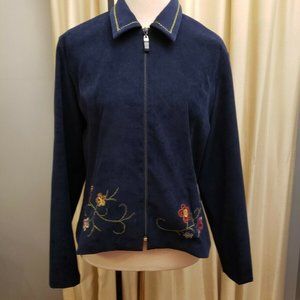 POSITIVE ATTITUDE  Ultra Suede Jacket Sz 12